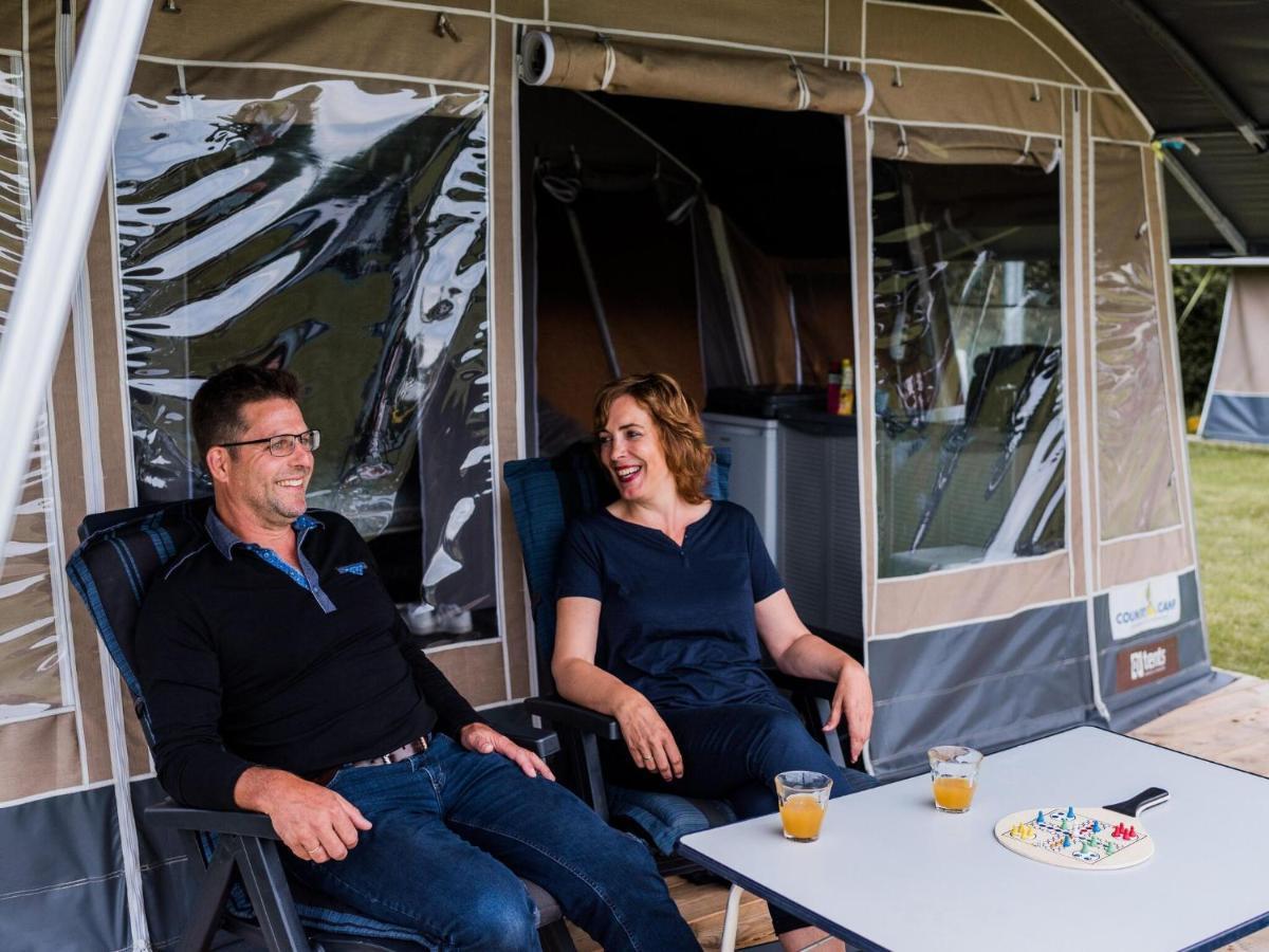 Nice Tent Lodge On A Campsite, Bordering The Forest, Luxembourg At 27 Km Medernach Exterior photo